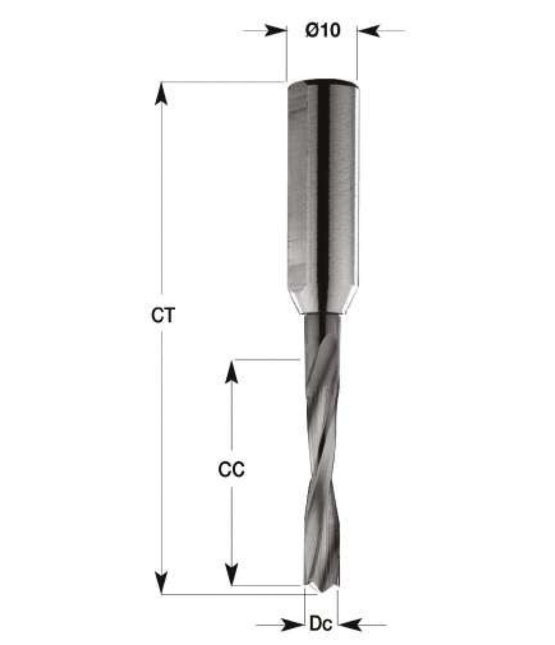 BROCA INTEGRAL NÃO PASSANTE 4MM