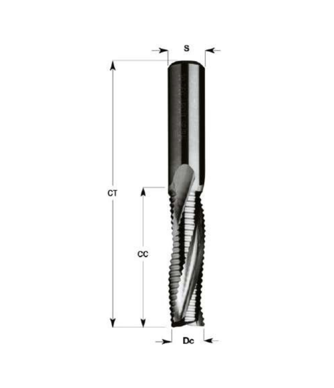 FRESA HELICOIDAL ESTRIADA Z3 D.10X30